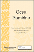 cover Gesu Bambino SATB choral sheet music cover